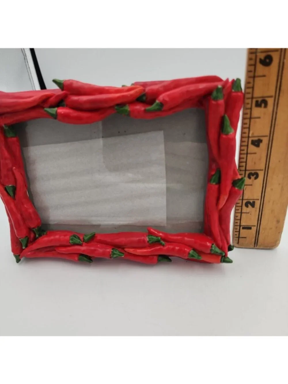 Chili Pepper Picture Frame 5x7 Red Hot 3D Free Standing